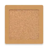 Villa Cork Square Coaster - Set of 4 - Cork/Cardboard