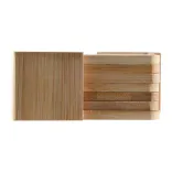Tropic Bamboo Coasters Set of 6 - Side