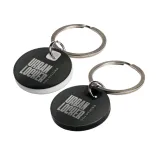 Circle Stainless Steel Keytag - Circle Stainless Steel Keytag