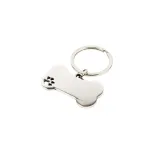 Dog Bone Keytag - Angle