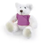 Frosty Plush Teddy Bear - Lilac