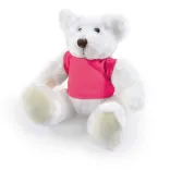 Frosty Plush Teddy Bear - Pink
