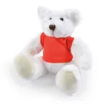 Frosty Plush Teddy Bear - Red