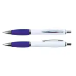 Viva Pen - White Barrel - White/Dark Blue