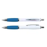 Viva Pen - White Barrel - White/Light Blue
