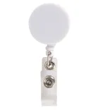 Corfu Retractable Name Badge Holder - White