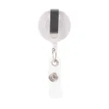 Retractable Badge Holder Wheat Straw - Back Pocket Clip