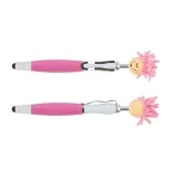 Mop Top Pen / Stylus  - Pink