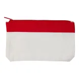 Adore Pencil Case - Natural/Red