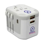 Travel Adaptor - Pad Print Front and Base