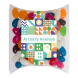 Assorted Colour Mini Jelly Beans in Pillow Pack - Deluxe Label