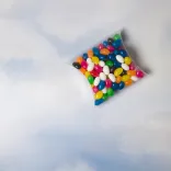 Assorted Colour Mini Jelly Beans in Pillow Pack - Lifestyle 2