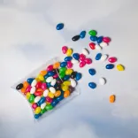 Assorted Colour Mini Jelly Beans in Pillow Pack - Lifestyle 3