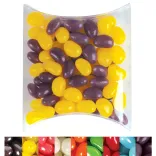 Corporate Colour Mini Jelly Beans in Pillow Pack - Clear/Corporate Colour