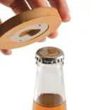 Discus Bamboo Bottle Opener Coaster  - Lifestyle 1