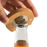 Discus Bamboo Bottle Opener Coaster  - Lifestyle 2