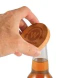Discus Bamboo Bottle Opener Coaster  - Lifestyle 4