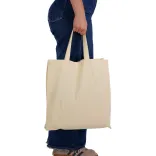 Supa Shopper Short Handle Calico Bag  - Lifestyle 2