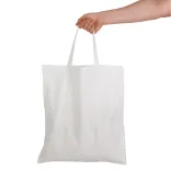 Coloured Cotton Short Handle Tote Bag - Lifestyle 1