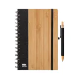 Pacifica Notebook & Serenity Pen Set - Black