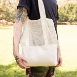 Scoot Calico / Mesh Tote Bag - Lifestyle 1