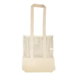 Scoot Calico / Mesh Tote Bag - Natural