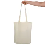 City Shopper Folding Calico Bag (LH) - Lifestyle 1