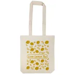 City Shopper Folding Calico Bag (LH) - Screen Print on Bag