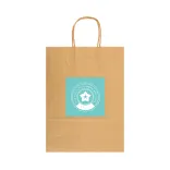 Express Paper Bag Large - Digital Label on Natural