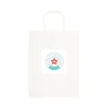 Express Paper Bag Large - Digital Label on White