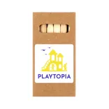 Colouring Short Handle Cotton Bag & Pencils - Digital Label on Pencils