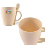 Avenue Wheat Fibre Cup and Spoon - Avenue Wheat Fibre Cup and Spoon