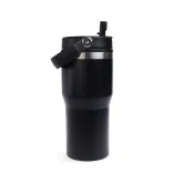 Faith Steel Tumbler - Handle Down Black