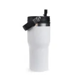 Faith Steel Tumbler - Handle down White