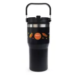 Faith Steel Tumbler - Rotary Digital Print Black