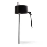 Zara 600ml Steel Bottle  - Black Straw