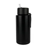 Zara 1 Litre Steel Bottle - Black 2