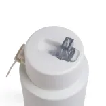 Zara 1 Litre Steel Bottle - Flip up Lid White