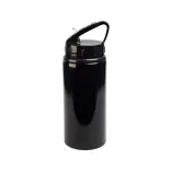 Amore 500ml Junior Bottle - Flip Straw Lid - Black