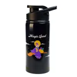 Amore 500ml Junior Bottle - Free Flow Lid - Black Digital Rotary Print