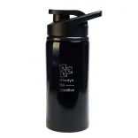 Amore 500ml Junior Bottle - Free Flow Lid - Black Laser Engrave