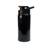 Amore 500ml Junior Bottle - Free Flow Lid - Black