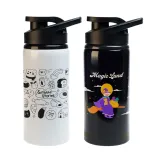Amore 500ml Junior Bottle - Free Flow Lid - Screen Print and Rotary Digital Print