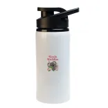 Amore 500ml Junior Bottle - Free Flow Lid - White Digital Print