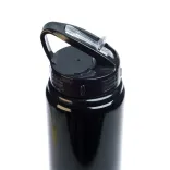 Amore 750ml Bottle - Flip Straw Lid - Black 2