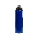 Amore 750ml Bottle - Flip Straw Lid - Dark Blue 3