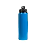 Amore 750ml Bottle - Flip Straw Lid - Light Blue 3