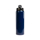 Amore 750ml Bottle - Flip Straw Lid - Navy Blue 3