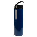 Amore 750ml Bottle - Flip Straw Lid - Navy Blue