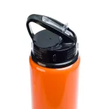 Amore 750ml Bottle - Flip Straw Lid - Orange 2